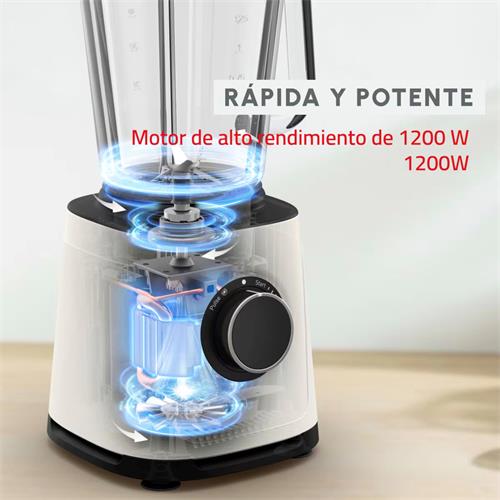 Moulinex LM771AF0 Batidora de Vaso 1.200W 2 Litros
