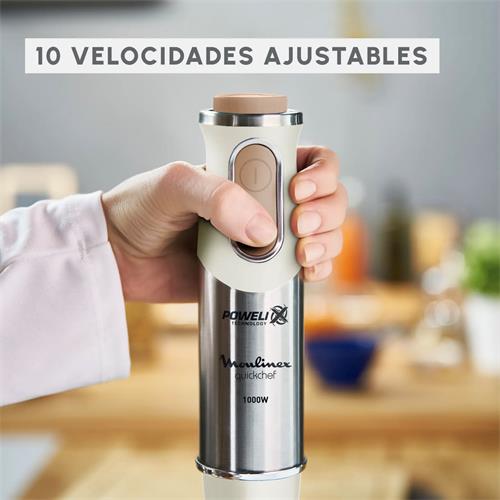 Moulinex DD655A10 Batidora de mano con picadora y Varillas 1.000W