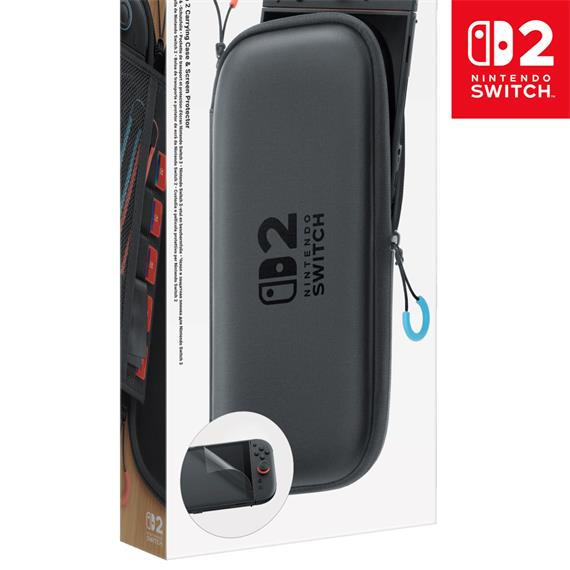 Nintendo Switch 2 Pack Funda de Transporte y Protector de Pantalla