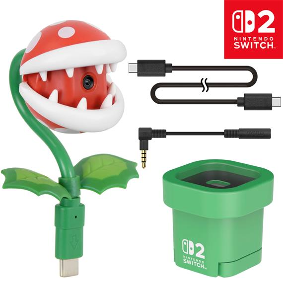 Nintendo Switch 2 Cámara Planta Piraña