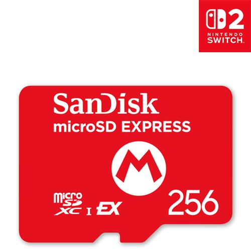 Memoria Sandisk Micro Sd Express 256GB  Nintendo Switch 2
