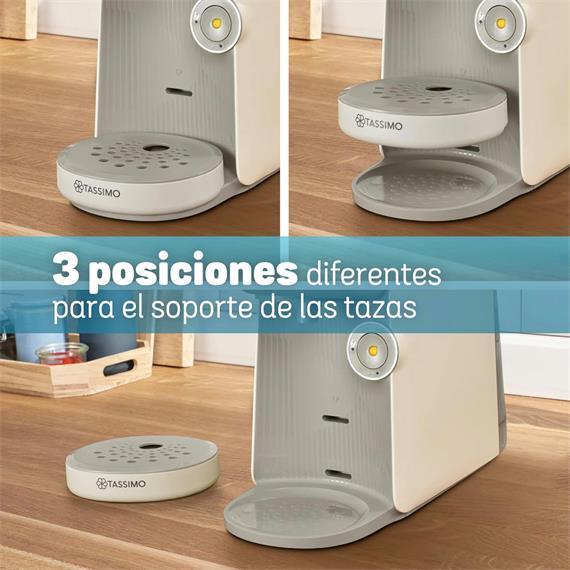 Bosch TAS16B7 Cafetera Tassimo Finesse Multibebida Beige
