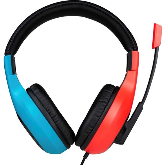 Nacon Auricular Estereo Gaming para Switch Rojo y Azul
