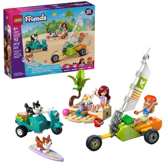 LEGO 42641 Surfing Dogs and Scooter Adventure