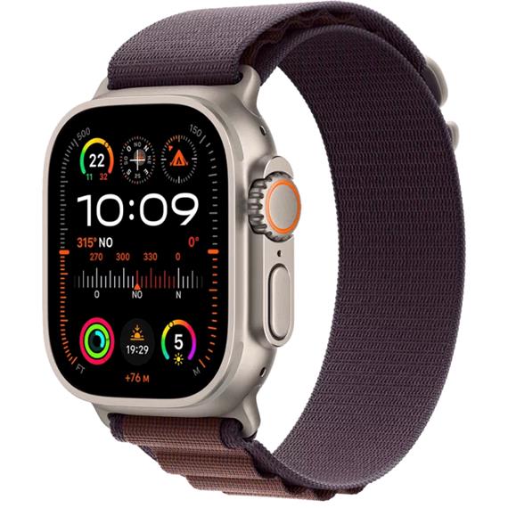Apple Watch Ultra 2 LTE 49mm Natural Titanium Alpine Loop L Indigo (MREW3FD/A)