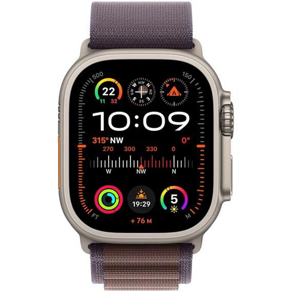 Apple Watch Ultra 2 LTE 49mm Natural Titanium Alpine Loop L Indigo (MREW3FD/A)