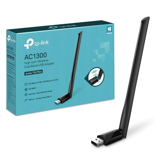 Tp-Link Adaptador AC1300 DualBand USB 3.0 (Archer T3U Plus)
