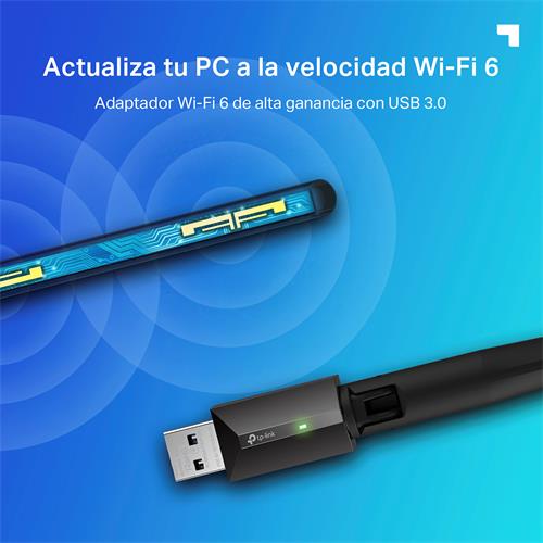 Tp-Link Adaptador AC1300 DualBand USB 3.0 (Archer T3U Plus)