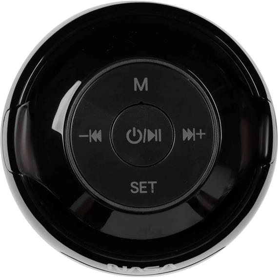 Nasa SP200 Altavoz Bluetooth, con Reloj y Alarma