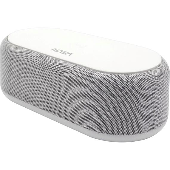 Nasa SPC400 Altavoz Bluetooth con Reloj Alarma y Cargador Inalámbrico