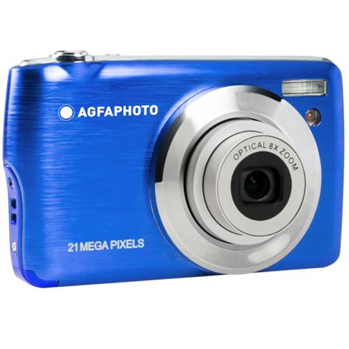 AgfaPhoto DC8200BL Cámara Digital 18MP 8x Zoom + SD16GB+ Bag Azul