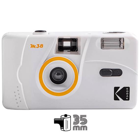 Kodak M38 Cámara de Carrete 35mm con Flash Blanca