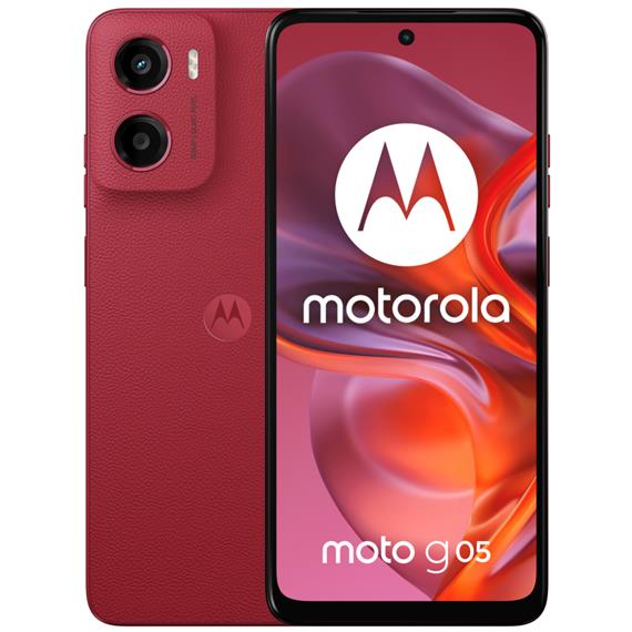 Motorola Moto G05 6.67" 4GB+8GB 128GB 50Mp Plum Red