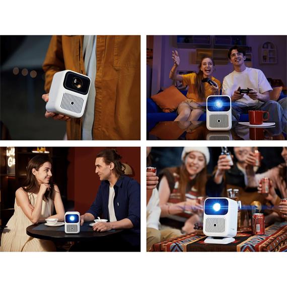 Wanbo Dali 1 Proyector 720p, 350 Lúmenes, Android 9.0 y WIFI 6.0