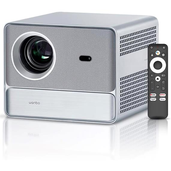 Wanbo DaVinci 1 Pro Proyector 1080p, 600 Lúmenes, Android TV 11.0  WiFi y Bluetooth