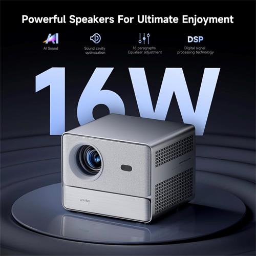 Wanbo DaVinci 1 Pro Proyector 1080p, 600 Lúmenes, Android TV 11.0  WiFi y Bluetooth