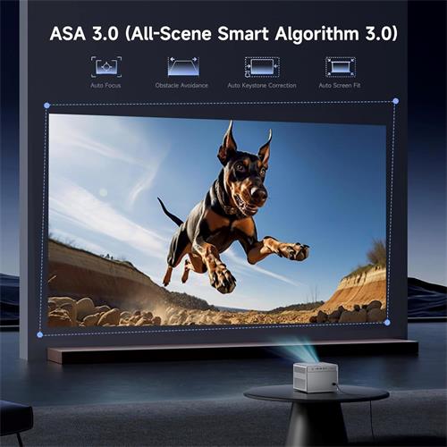 Wanbo DaVinci 1 Pro Proyector 1080p, 600 Lúmenes, Android TV 11.0  WiFi y Bluetooth