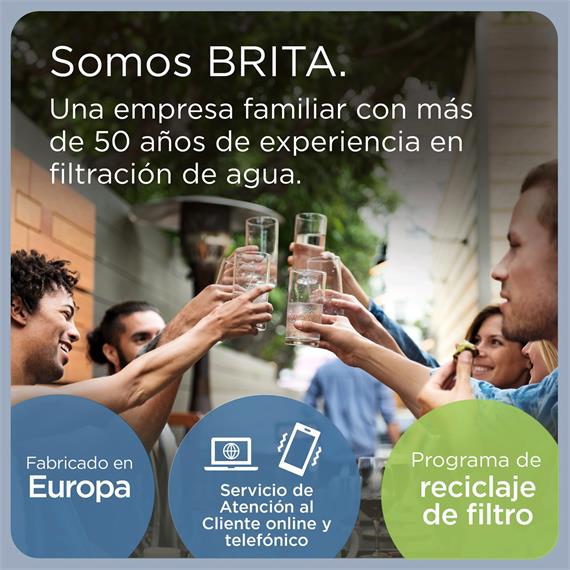 Brita Jarra Filtrante Cristal Azul 1F MXPRO 2.5 L