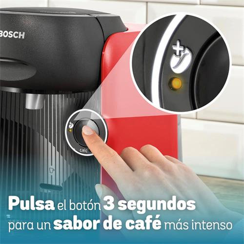 Bosch TAS16B3 Cafetera Tassimo Finesse Multibebida Roja