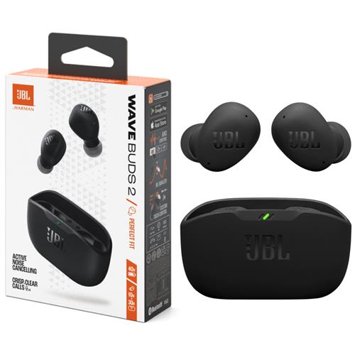 JBL Wave Buds 2 Auricular Inalámbrico con Cancelación de Ruido Negro