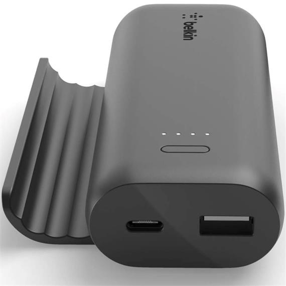 Belkin Powerbank 5.000 mAh con Soporte para móviles (BPZ001BTBK)