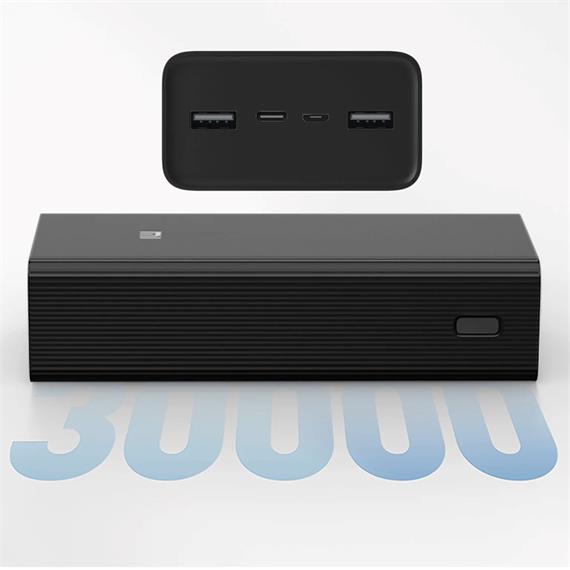 Xiaomi PowerBank 30.000 mAh 18W USB-A y USB-C Negro (BHR9126GL)