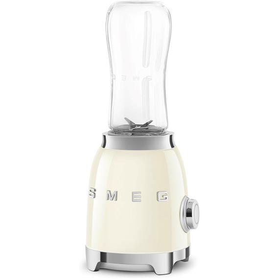 Smeg Mini Batidora 300w con vaso portátil Crema (PBF01CREU)