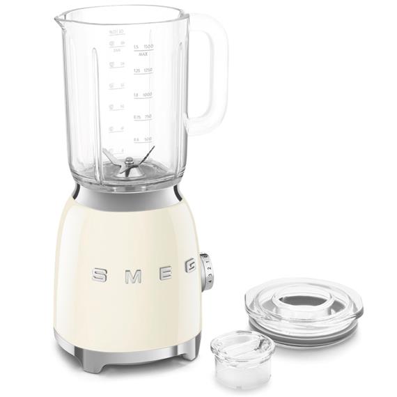Smeg Batidora Vaso 800W 1.5L PIca Hielo Crema (BLF03CREU)