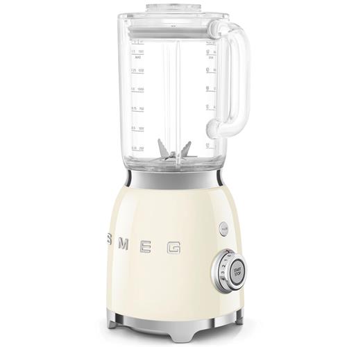 Smeg Batidora Vaso 800W 1.5L PIca Hielo Crema (BLF03CREU)