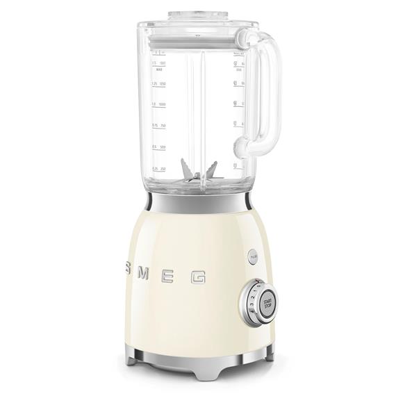 Smeg Batidora Vaso 800W 1.5L PIca Hielo Crema (BLF03CREU)