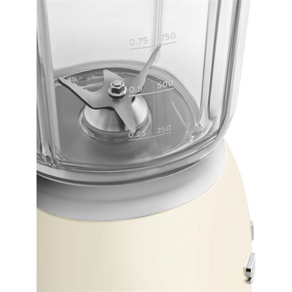 Smeg Batidora Vaso 800W 1.5L PIca Hielo Crema (BLF03CREU)