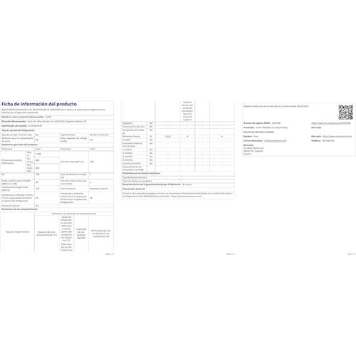Svan SC185602ENF Frigorífico Combinado No Frost 185cm 60cm 60 cm Blanco