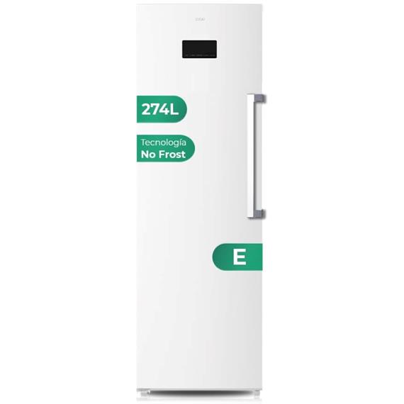 Svan SCV185601ENFD Congelador Vertical No Frost 274 L Clase E 185cm 60cm 66cm Blanco