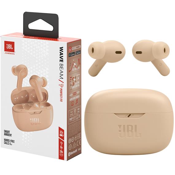 JBL Wave Beam Auricular Inalámbrico Beige