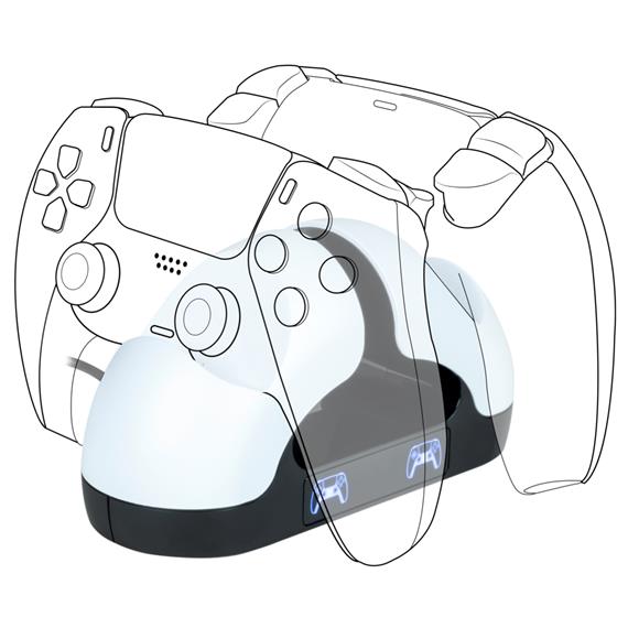 Bigben Cargador Dual para Mandos Playstation 5