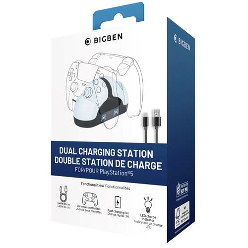 Bigben Cargador Dual para Mandos Playstation 5