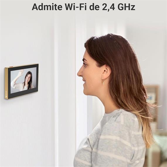 Ezviz HP2 Mirilla Inteligente Wifi con Pantalla 4.3" Dorado