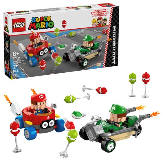 LEGO 72034 Mario Kart™: Bebé Mario vs. Bebé Luigi