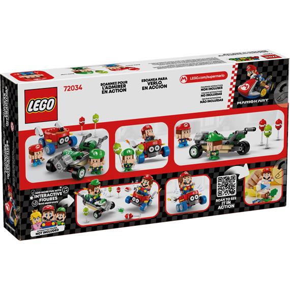 LEGO 72034 Mario Kart™: Bebé Mario vs. Bebé Luigi