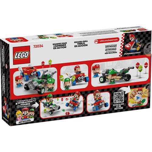 LEGO 72034 Mario Kart™: Bebé Mario vs. Bebé Luigi
