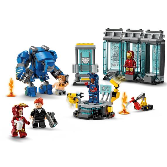 LEGO 76315 Laboratorio de Iron Man: Sala de Armaduras