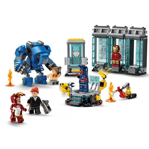 LEGO 76315 Laboratorio de Iron Man: Sala de Armaduras