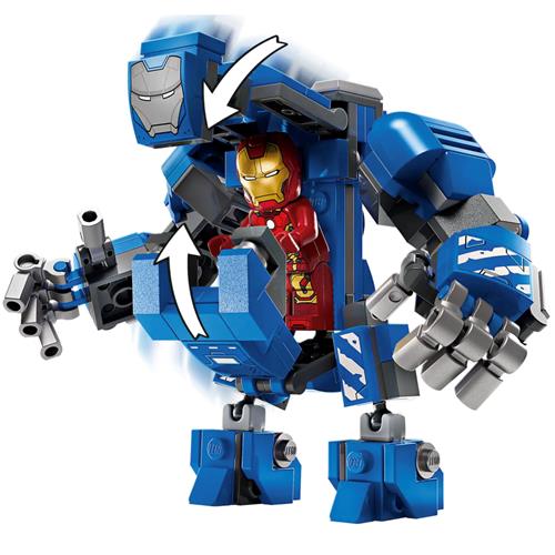 LEGO 76315 Laboratorio de Iron Man: Sala de Armaduras
