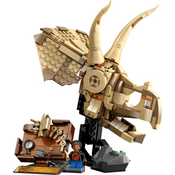 LEGO 76969 Fósiles de Dinosaurio: Cráneo de Triceratops