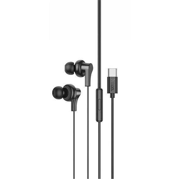 Hoco M114 Auricular con Micrófono y Conexión USB-C Negro