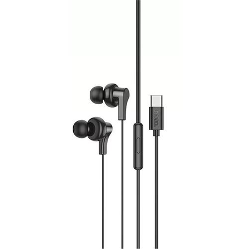 Hoco M114 Auricular con Micrófono y Conexión USB-C Negro