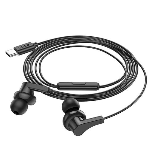 Hoco M114 Auricular con Micrófono y Conexión USB-C Negro