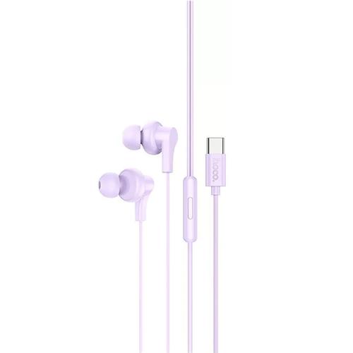 Hoco M114 Auricular con Micrófono y Conexión USB-C Púrpura