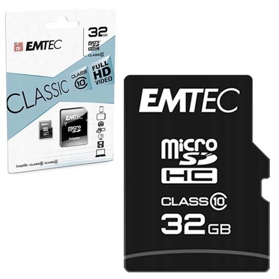 Memoria Micro SDHC 32GB Emtec Class 10 Classic