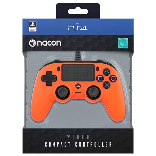 Nacon Mando Oficial Playstation PS4 Compact Orange (PS4OFCPADORANGE)